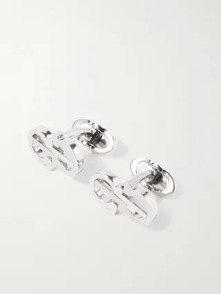 Gancio Silver-Tone Cufflinks