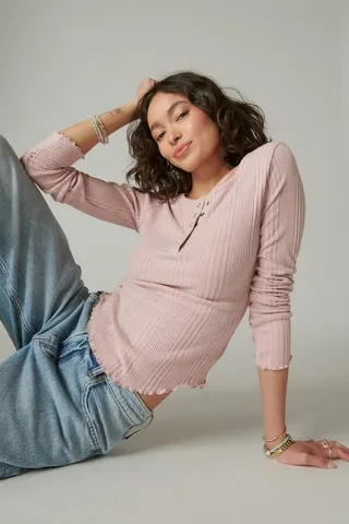 Cloud Rib Henley