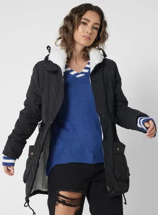 Jacket With Fleece Lining