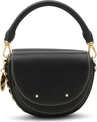 Stella McCartney Frayme Logo-Charm Shoulder Bag