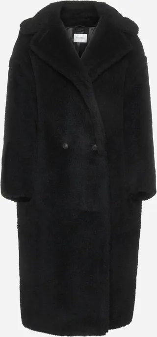 Teddy Bear Icon Alpaca And Wool Blend Coat