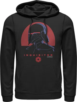 Men's Star Wars Jedi: Fallen Order Inquisitor Profile Pull Over Hoodie - Black - Medium