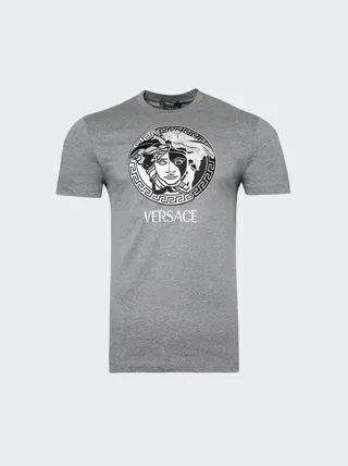 Medusa Logo T-shirt Medium Grey