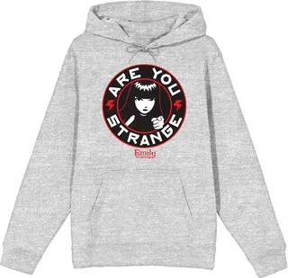 Emily The Strange Are You Strange Men’s Athletic Heather Sweatshirt-3XL
