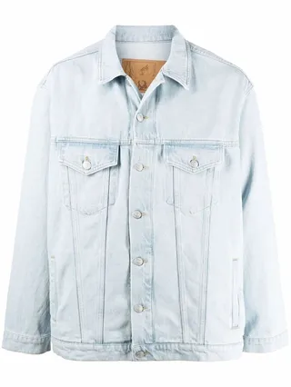 Logo-Print Denim Jacket