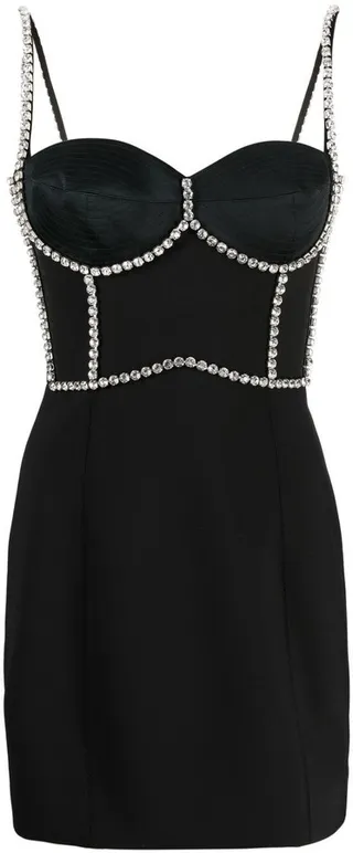 Embellished Bodice Mini Dress