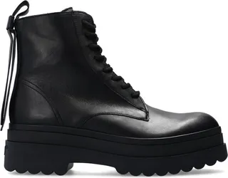 REDValentino Lace-Up Combat Boots