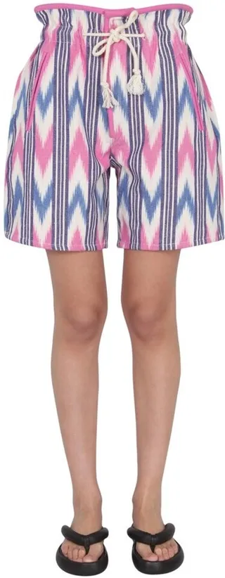 Isabel Marant Étoile High Waist Drawstring Shorts