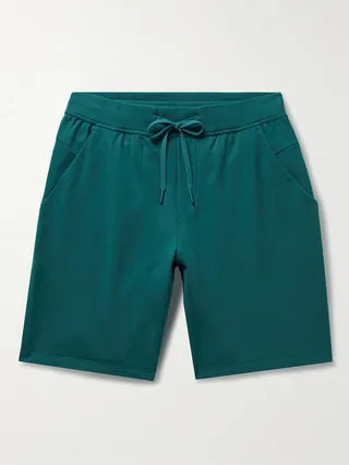 City Sweat Straight-Leg Jersey Drawstring Shorts