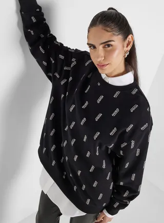 Logo Round Neck Sweatshirt