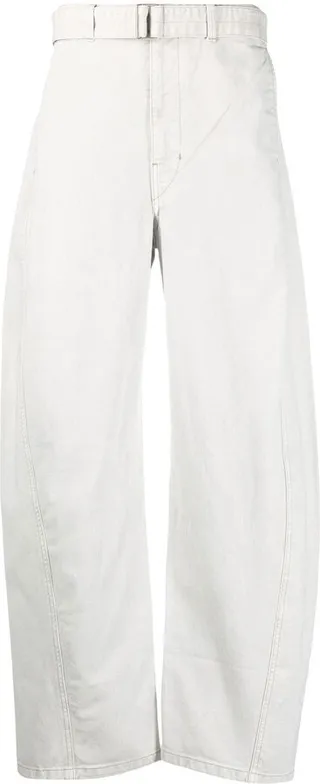 Belted Wide-Leg Trousers