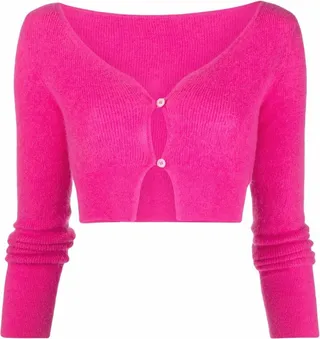 Le Cardigan Alzou V Neck Detail