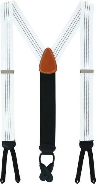Trafalgar Fredrick 35mm Center Stripe Formal Suspenders