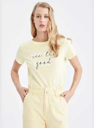 Regular Fit Short Sleeve Printed T-Shirt