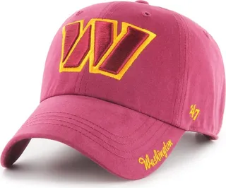 Women's '47 Brand Burgundy Washington Commanders Miata Clean Up Primary Adjustable Hat
