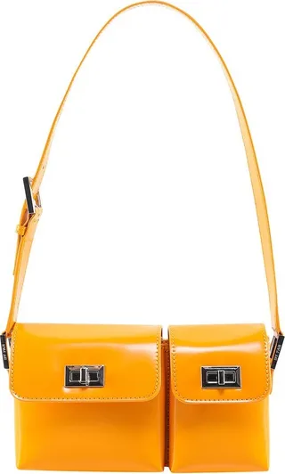 By Far Baby Billy Flip Locked Crossbody Bag
