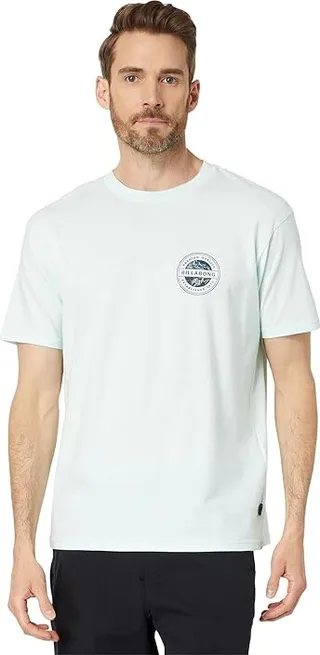 Billabong Rotor Short Sleeve Tee (Seaglass) Men's Clothing