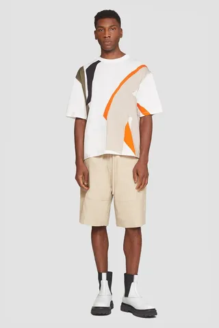 Printed T-Shirt in white multi