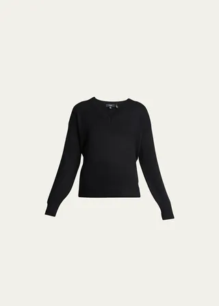 V-Neck Easy Cashmere Pullover