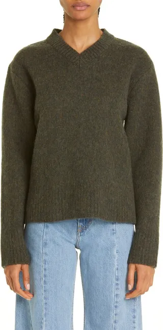 V-Neck Wool Sweater