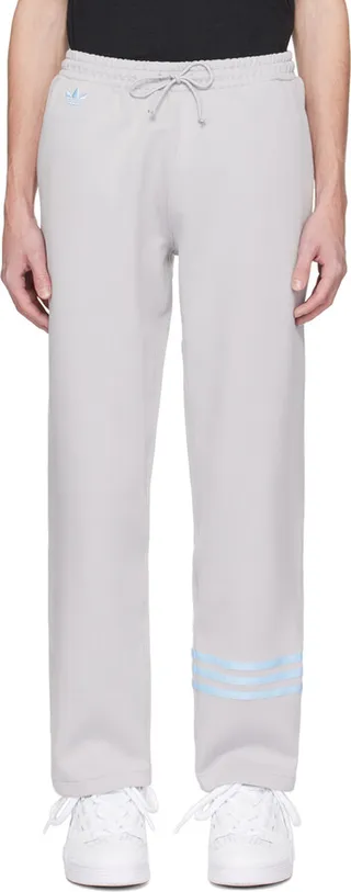 adidas Originals Gray Adicolor Neuclassics Track Pants
