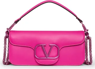 VLOGO Signature Leather Shoulder Bag