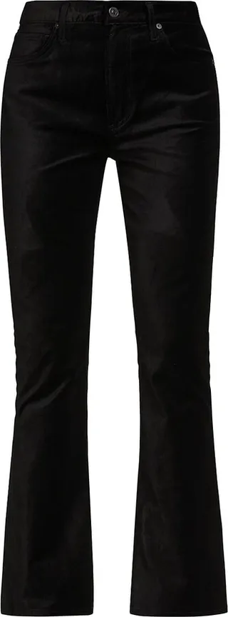 Lilah High-Rise Bootcut Velvet Jeans
