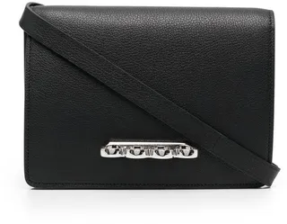 ALEXANDER MCQUEEN- The Four Ring Leather Shoulder Bag