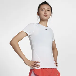 Women's Nike Pro Short-Sleeve Training Top in White