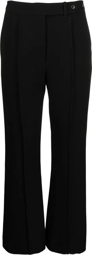 Straight-Leg Pintuck Trousers