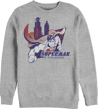 Men's Superman City's Hero Sweatshirt - Athletic Heather - Small