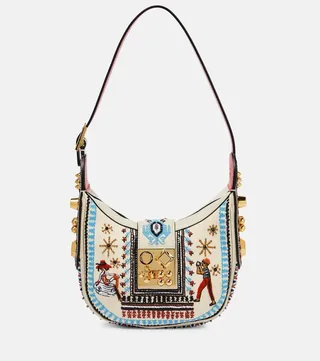 Carasky Mini embroidered shoulder bag