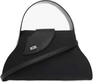GCDS Comma Logo-Plaque Medium Tote Bag
