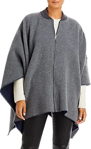 rag & bone Zip Bomber Poncho