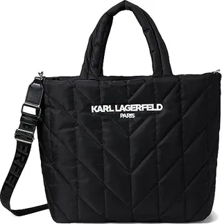 Karl Lagerfeld Paris Voyage Tote (Black) Handbags