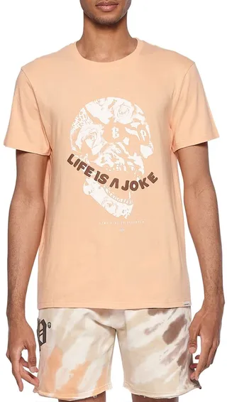 Eleven Paris Men's Life Is A Joke Skull Graphic T-Shirt