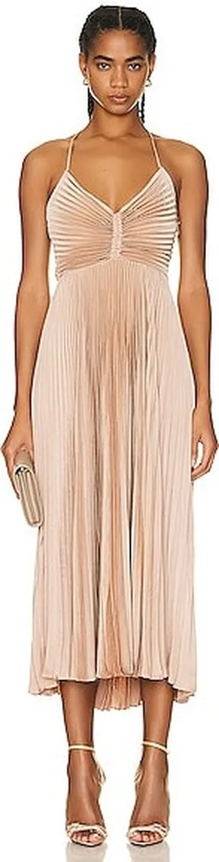 A.L.C. Gemini Dress in Taupe