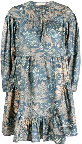 Leiko floral print mini dress