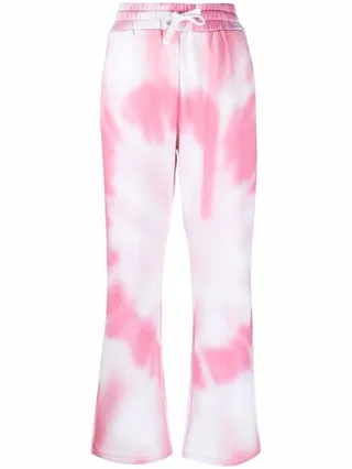Tie-Dye Print Track Pants