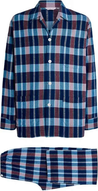 Derek Rose Brushed Kelburn Pyjama Set