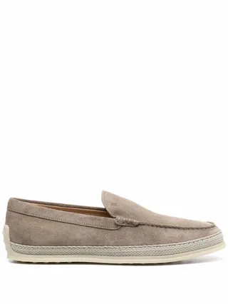 Round-Toe Slip-On Loafers