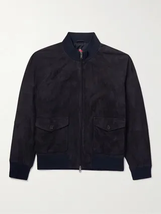 G9 AF Suede Harrington Jacket