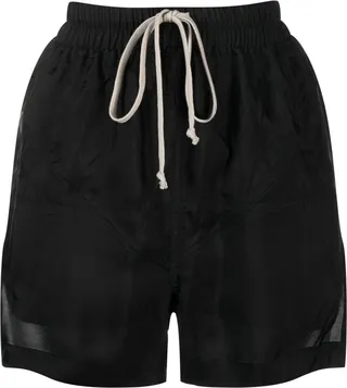 Drawstring Satin Shorts