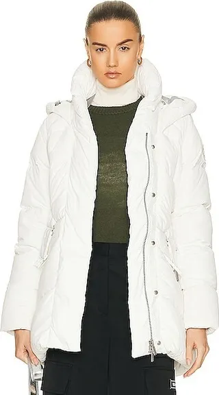 Canada Goose Marlow Coat in White