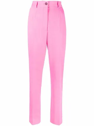 High-Waisted Tailored Trousers