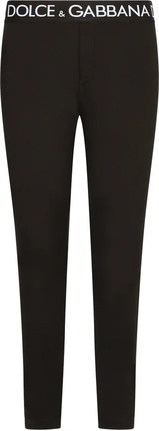 Logo-Waistband Leggings