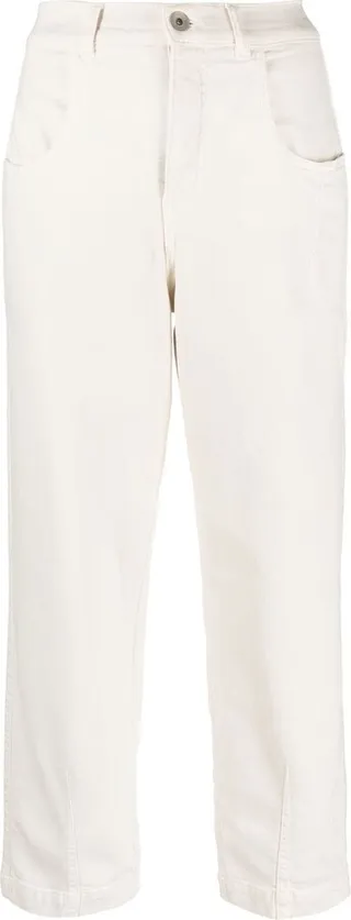 Wide-Leg Cotton Jeans