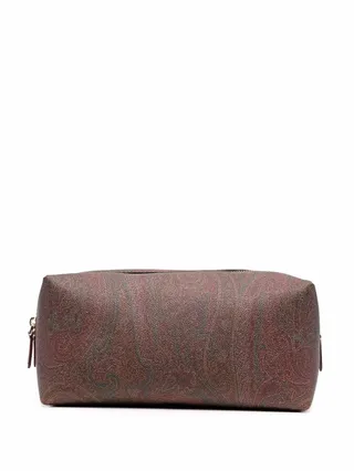 Paisley-Print Wash Bag