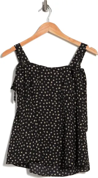 Floral Print Tie Strap Camisole