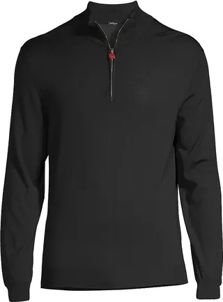 Wool Half-Zip Sweater